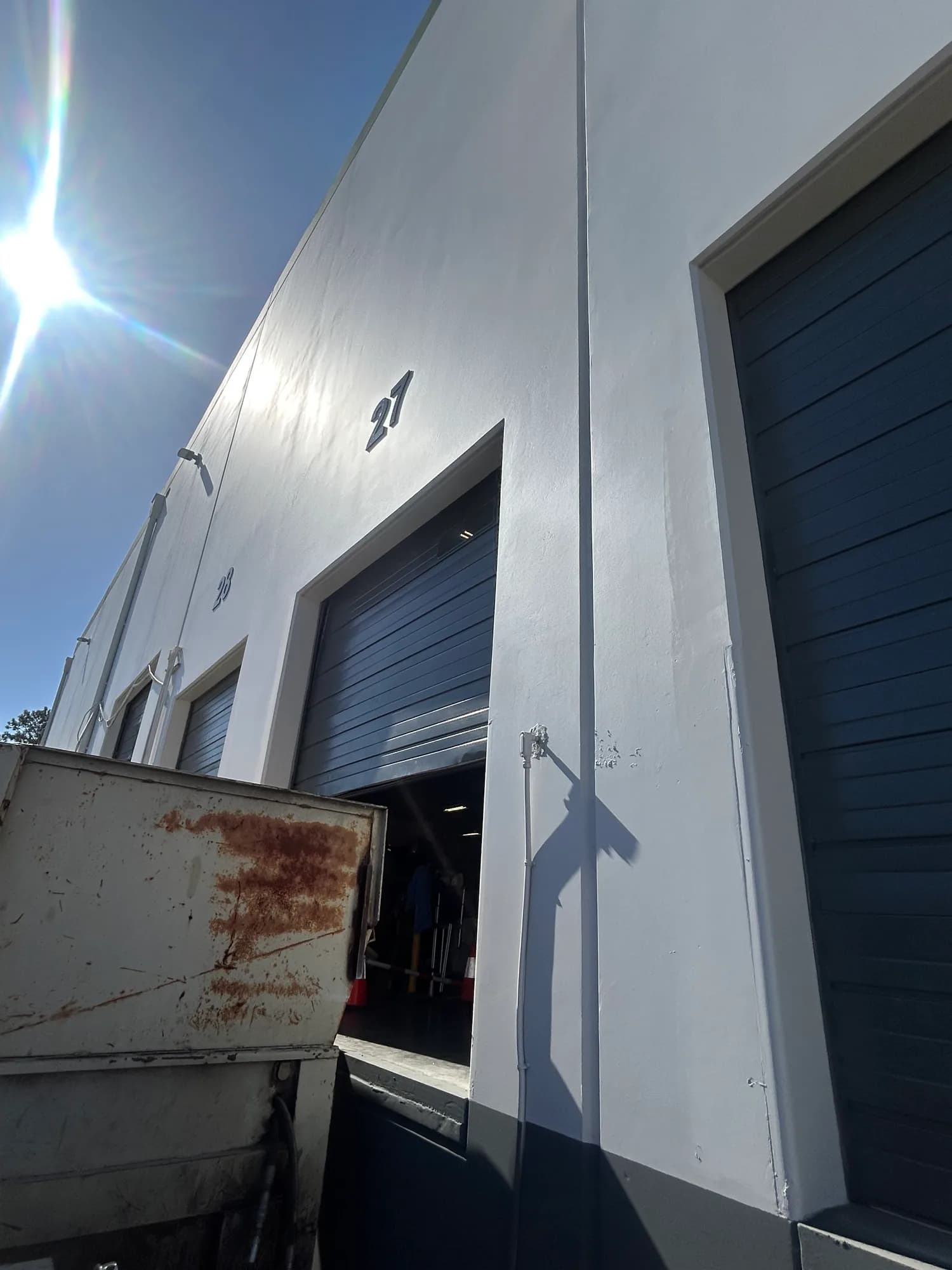 Warehouse commercial roll-up doors